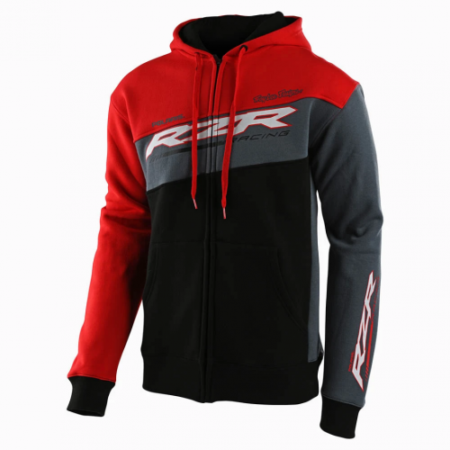 Sudadera Hoodie con Cremallera Troy Lee Designs Polaris RZR Black/Red